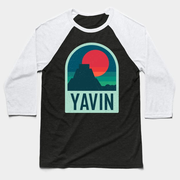 Yavin - Geometric and minimalist series Baseball T-Shirt by Sachpica